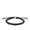 men's autumn beads black nylon cord beaded bracelet