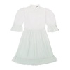 exclusive dip dye short prairie white green day dress