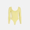 women's lauren knit bodysuit in butter