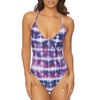 color chaser one piece swimsuit in purple