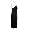 black keyhole spaghetti strap dress