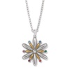 women's twilight shine hues convertible necklace in silver-gold