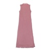 pleated lurex light?pink tank dress