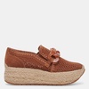 jhenee espadrille sneakers pecan perforated suede