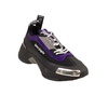 black and purple recovery sneakers