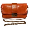 orange python miss dior small flap bag