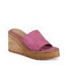 women's stare down wedge sandal in pink