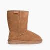 women's olympia short boot in golden tan