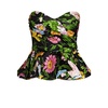 women's tara floral peplum top in victoria print