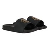 women's black/gold sandal