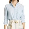 alana button front shirt in light vintage