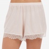 lace short in white pearl