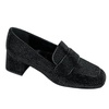 women's ritzy loafer in black velvet