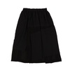 black raglan midi skirt