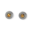 women's monete post earrings in silver-gold