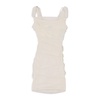 tank top pencil dress ivory mini dress