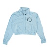 cropped baby wind jacket - blue