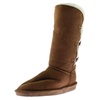 lauren womens suede mid-calf winter boots