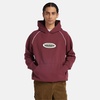 men's oval logo patch hoodie