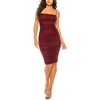 juniors womens rushed glitter cocktail and party dress