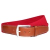 newport pique cotton woven elastic belt