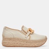 jhenee espadrille sneakers ivory leather