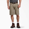 relaxed fit duck carpenter shorts, 11"