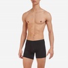 pima cotton boxer briefs in black