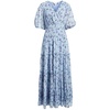 blakeli maxi dress light blue heart print