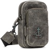 Gray Phone Crossbody Pouch