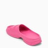 Ganni Fucsia Rubber Slipper With Logo