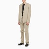 Givenchy Stone Tailored Trousers With Wear Men