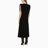 Sportmax Long Black Wool Dress