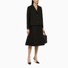 Marni Black Cotton Flared Midi Skirt Women