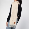 Loewe White Mohair And Wool Scarf Women