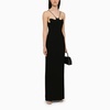 Mônot Black Long Dress With Slit