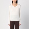 Loulou Studio Wool Blend Ivory Crewneck T Shirt