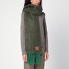 Loewe Khaki Green/Green Mohair And Wool Scarf Women