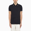 Etro Blue Short Sleeved Polo Shirt With Logo Embroidery