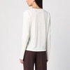 Loulou Studio Wool Blend Ivory Crewneck T Shirt