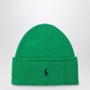 Polo Ralph Lauren Green Wool Bonnet With Logo