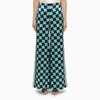 Casablanca Blue/Light Blue Palazzo Trousers Women