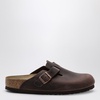 Birkenstock Habana-Coloured Boston Slipper With Narrow Fit