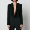 Pinko Eliana Spencer Cropped Crepe Blazer - L