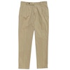 Nervi Cotton Lyocell Pleated Chino Pants In Beige