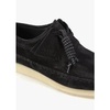 Mens Weaver Suede Shoes In Black