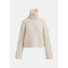 Essentiel Antwerp Griffin Knit Pullover With Collar Off White