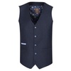 Textured Suit Waistcoat - Navy