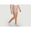 Ecru Selena Peonies Print Shorts