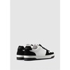 Mens Bentham Court Trainers In White Black